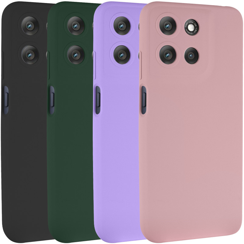Чохол Silicone Cover Lakshmi Full Camera (AAA) на Motorola Moto G15 4G