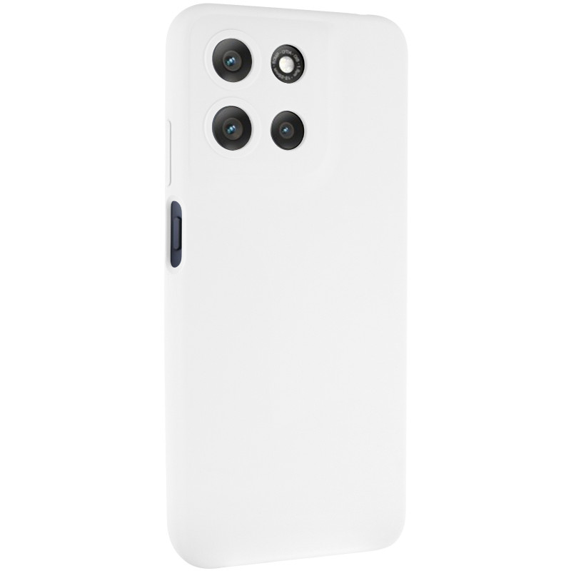 Чохол Silicone Cover Lakshmi Full Camera (AAA) на Motorola Moto G15 4G (Білий / White)