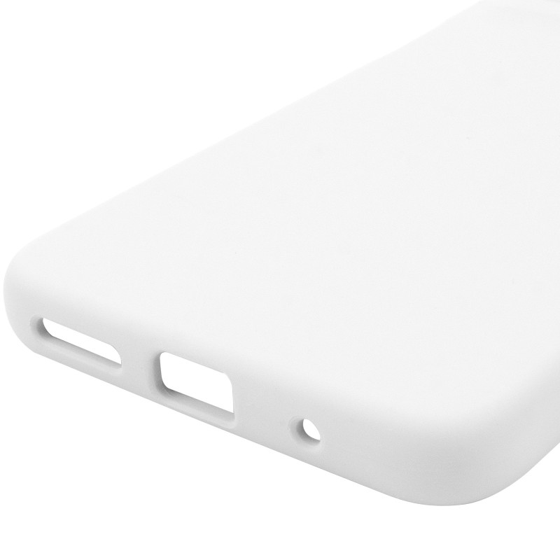 Купити Чохол Silicone Cover Lakshmi Full Camera (AAA) на Motorola Moto G15 4G (Білий / White) на vchehle.ua