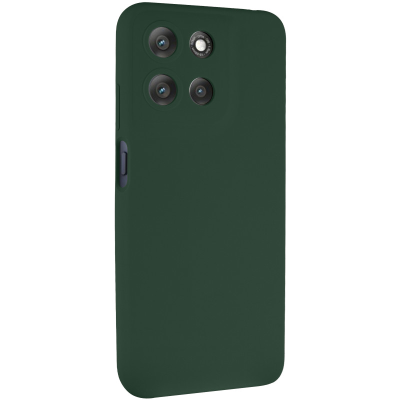 Чохол Silicone Cover Lakshmi Full Camera (AAA) на Motorola Moto G15 4G (Зелений / Cyprus Green)