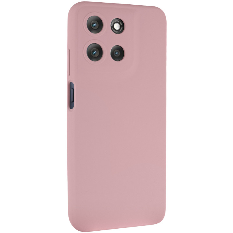 Чохол Silicone Cover Lakshmi Full Camera (AAA) на Motorola Moto G15 4G (Рожевий / Pink Sand)