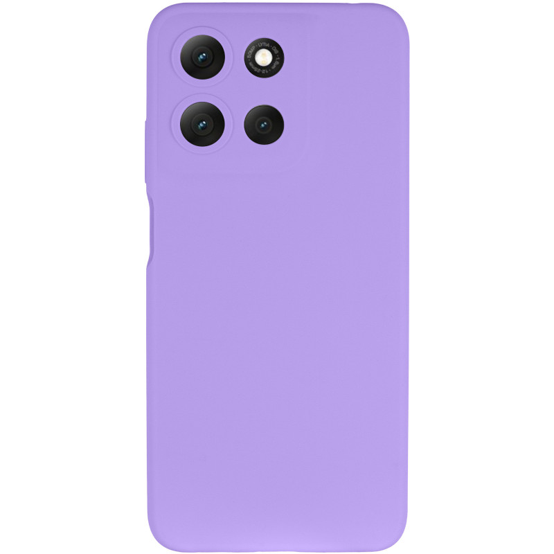 Фото Чохол Silicone Cover Lakshmi Full Camera (AAA) на Motorola Moto G15 4G (Бузковий / Dasheen) на vchehle.ua