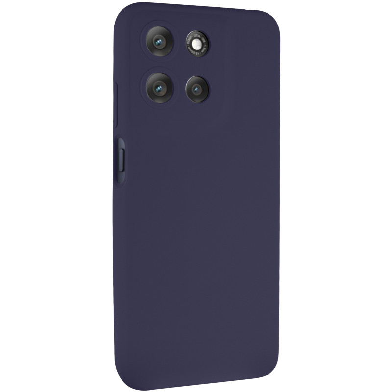 Чохол Silicone Cover Lakshmi Full Camera (AAA) на Motorola Moto G15 4G (Темно-синій / Midnight blue)