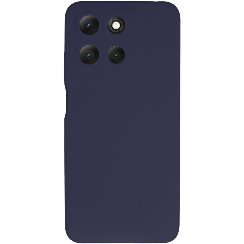 Фото Чохол Silicone Cover Lakshmi Full Camera (AAA) на Motorola Moto G15 4G (Темно-синій / Midnight blue) на vchehle.ua
