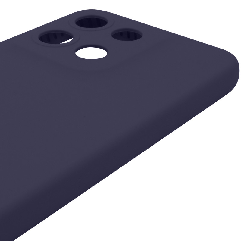 Чохол Silicone Cover Lakshmi Full Camera (AAA) на Motorola Moto G15 4G (Темно-синій / Midnight blue) в магазині vchehle.ua