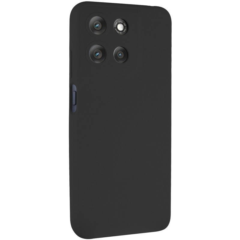 Чохол Silicone Cover Lakshmi Full Camera (AAA) на Motorola Moto G15 4G (Чорний / Black)