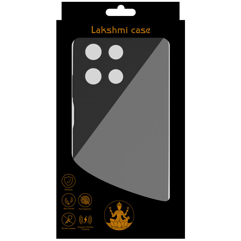Чохол Silicone Cover Lakshmi Full Camera (AAA) на Motorola Moto G15 4G (Чорний / Black) в магазині vchehle.ua