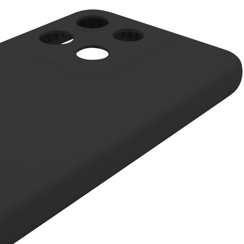 Купити Чохол Silicone Cover Lakshmi Full Camera (AAA) на Motorola Moto G15 4G (Чорний / Black) на vchehle.ua