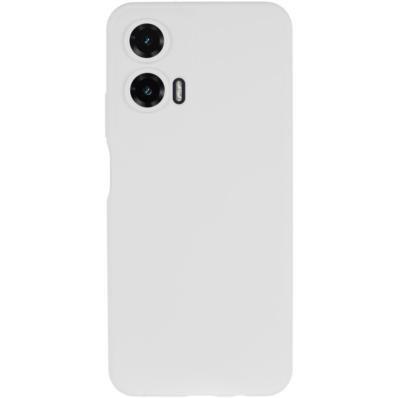 Фото Чохол Silicone Cover Lakshmi Full Camera (AAA) на Motorola Moto G35 (Білий / White) на vchehle.ua