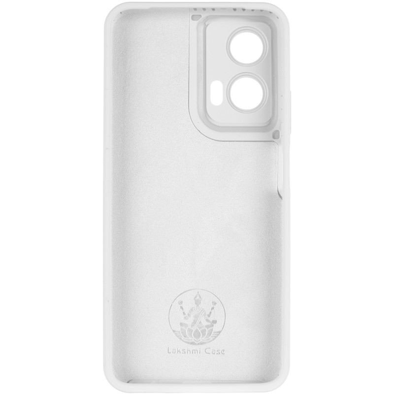Фото Чохол Silicone Cover Lakshmi Full Camera (AAA) на Motorola Moto G35 (Білий / White) в маназині vchehle.ua