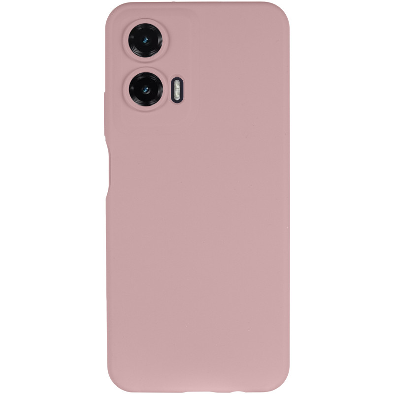 Фото Чохол Silicone Cover Lakshmi Full Camera (AAA) на Motorola Moto G35 (Рожевий / Pink Sand) на vchehle.ua
