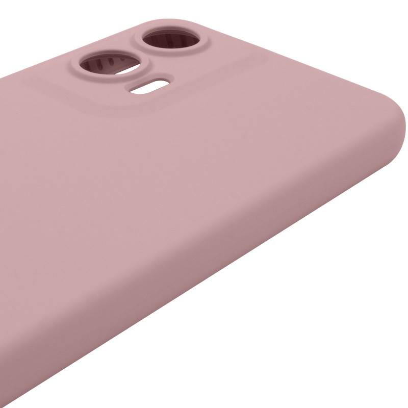 Чохол Silicone Cover Lakshmi Full Camera (AAA) на Motorola Moto G35 (Рожевий / Pink Sand) в магазині vchehle.ua