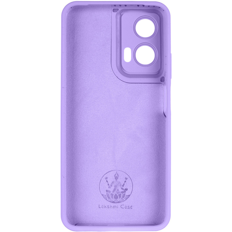 Фото Чохол Silicone Cover Lakshmi Full Camera (AAA) на Motorola Moto G35 (Бузковий / Dasheen) в маназині vchehle.ua