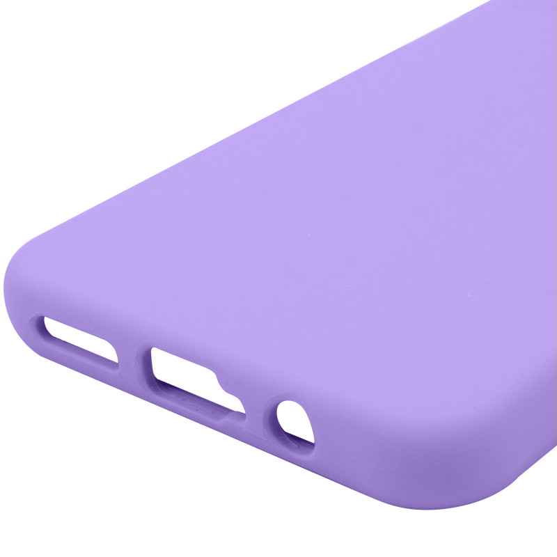 Купити Чохол Silicone Cover Lakshmi Full Camera (AAA) на Motorola Moto G35 (Бузковий / Dasheen) на vchehle.ua