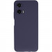 Фото Чохол Silicone Cover Lakshmi Full Camera (AAA) на Motorola Moto G35 (Темно-синій / Midnight blue) на vchehle.ua