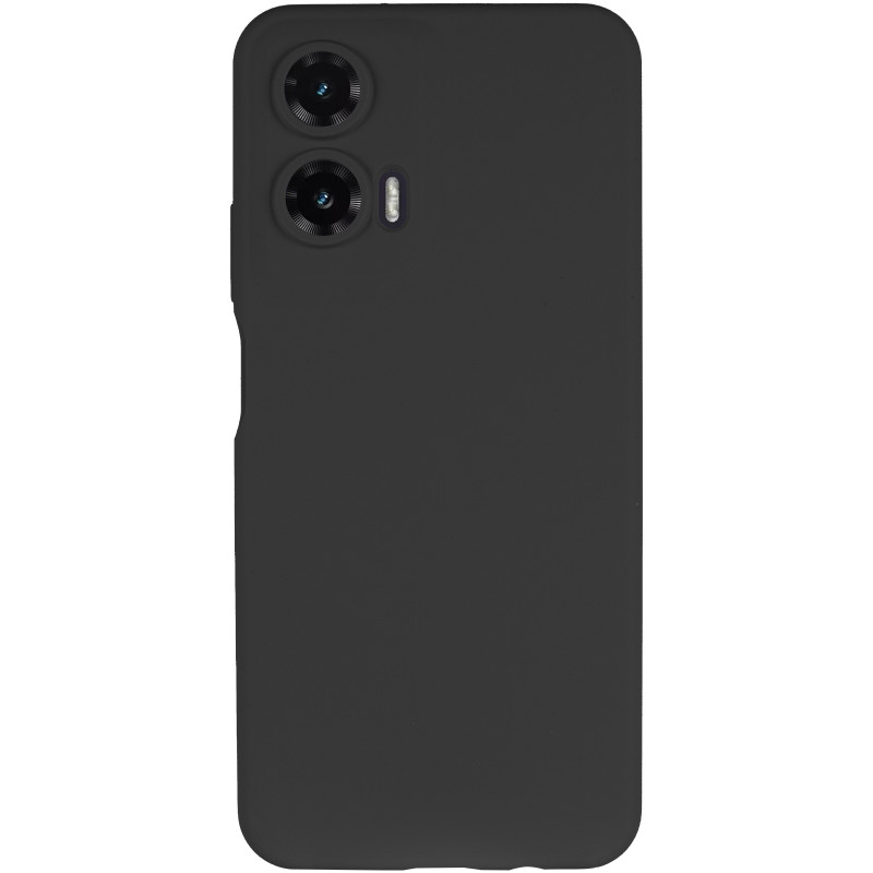 Фото Чохол Silicone Cover Lakshmi Full Camera (AAA) на Motorola Moto G35 (Чорний / Black) на vchehle.ua