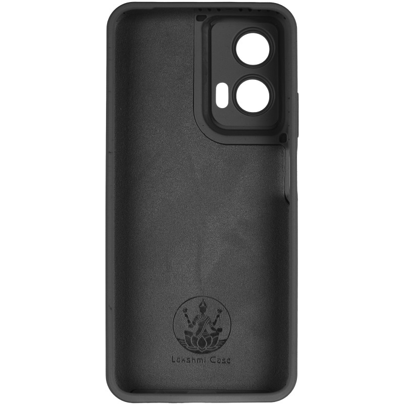 Фото Чохол Silicone Cover Lakshmi Full Camera (AAA) на Motorola Moto G35 (Чорний / Black) в маназині vchehle.ua