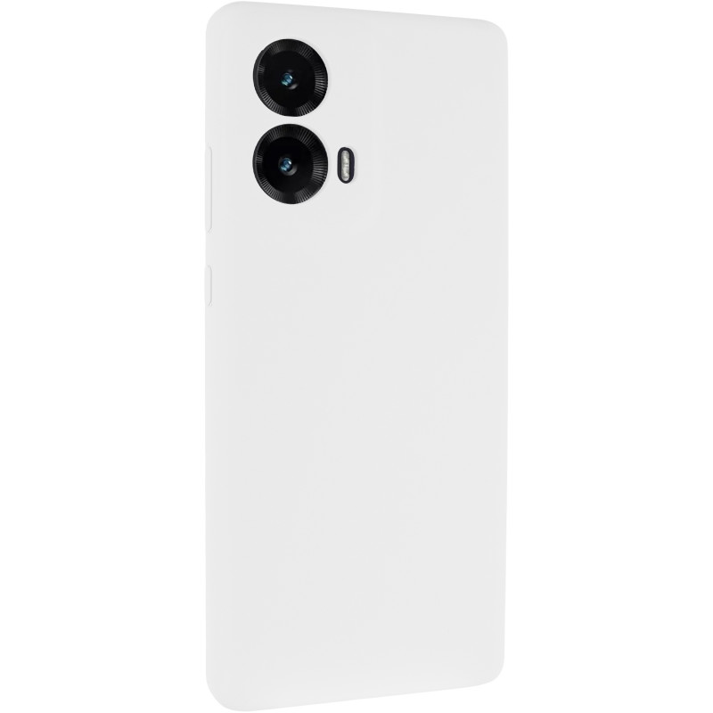Чохол Silicone Cover Lakshmi Full Camera (AAA) на Motorola Moto G85 (Білий / White)