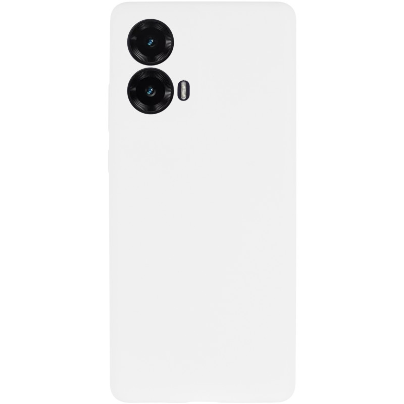 Фото Чохол Silicone Cover Lakshmi Full Camera (AAA) на Motorola Moto G85 (Білий / White) на vchehle.ua