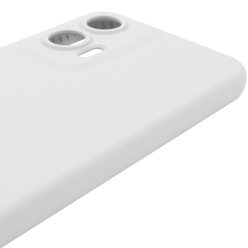 Чохол Silicone Cover Lakshmi Full Camera (AAA) на Motorola Moto G85 (Білий / White) в магазині vchehle.ua