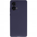 Фото Чохол Silicone Cover Lakshmi Full Camera (AAA) на Motorola Moto G85 (Темно-синій / Midnight blue) на vchehle.ua