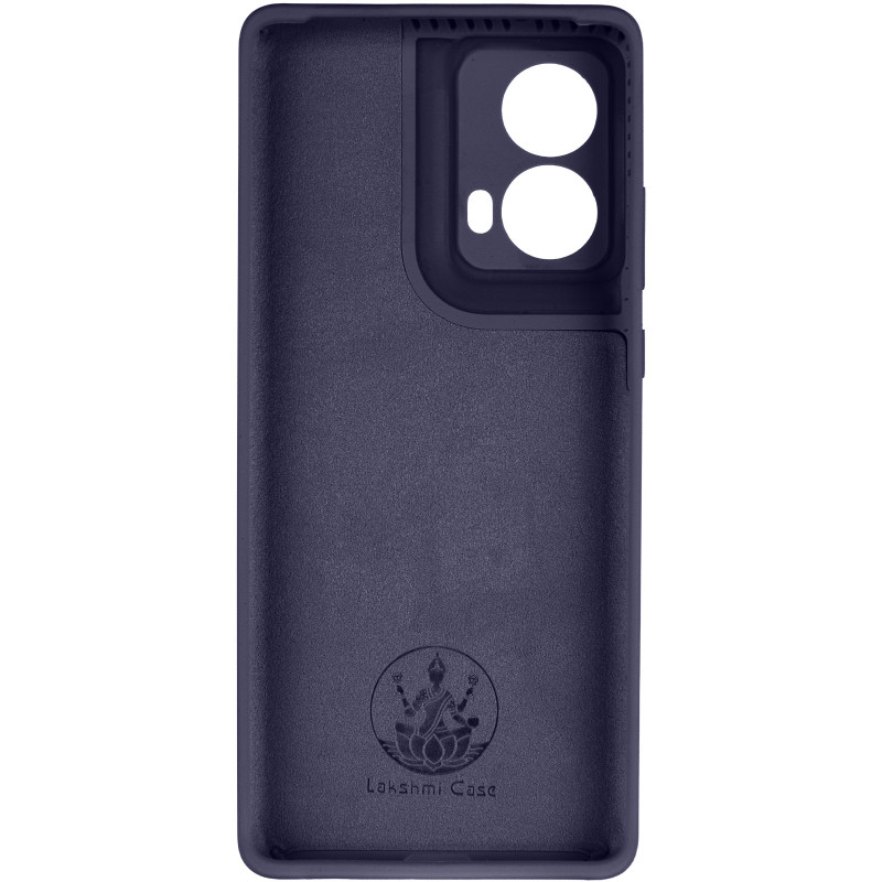 Фото Чохол Silicone Cover Lakshmi Full Camera (AAA) на Motorola Moto G85 (Темно-синій / Midnight blue) в маназині vchehle.ua