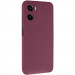 Чохол Silicone Cover Lakshmi Full Camera (AAA) на Motorola Moto G05 / E15 4G (Бордовий / Plum)