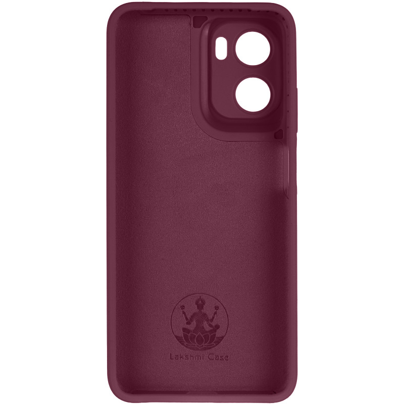 Фото Чохол Silicone Cover Lakshmi Full Camera (AAA) на Motorola Moto G05 / E15 4G (Бордовий / Plum) в маназині vchehle.ua