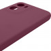 Чохол Silicone Cover Lakshmi Full Camera (AAA) на Motorola Moto G05 / E15 4G (Бордовий / Plum) в магазині vchehle.ua