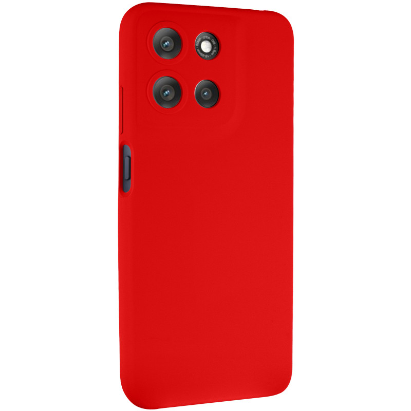Чохол Silicone Cover Lakshmi Full Camera (AAA) на Motorola Moto G15 4G (Червоний / Red)
