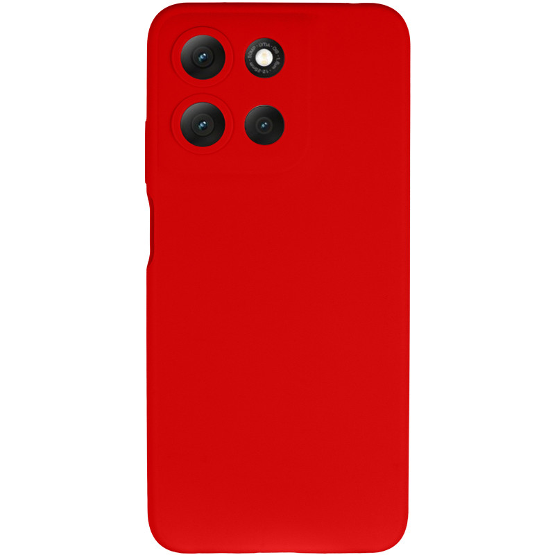 Фото Чохол Silicone Cover Lakshmi Full Camera (AAA) на Motorola Moto G15 4G (Червоний / Red) на vchehle.ua