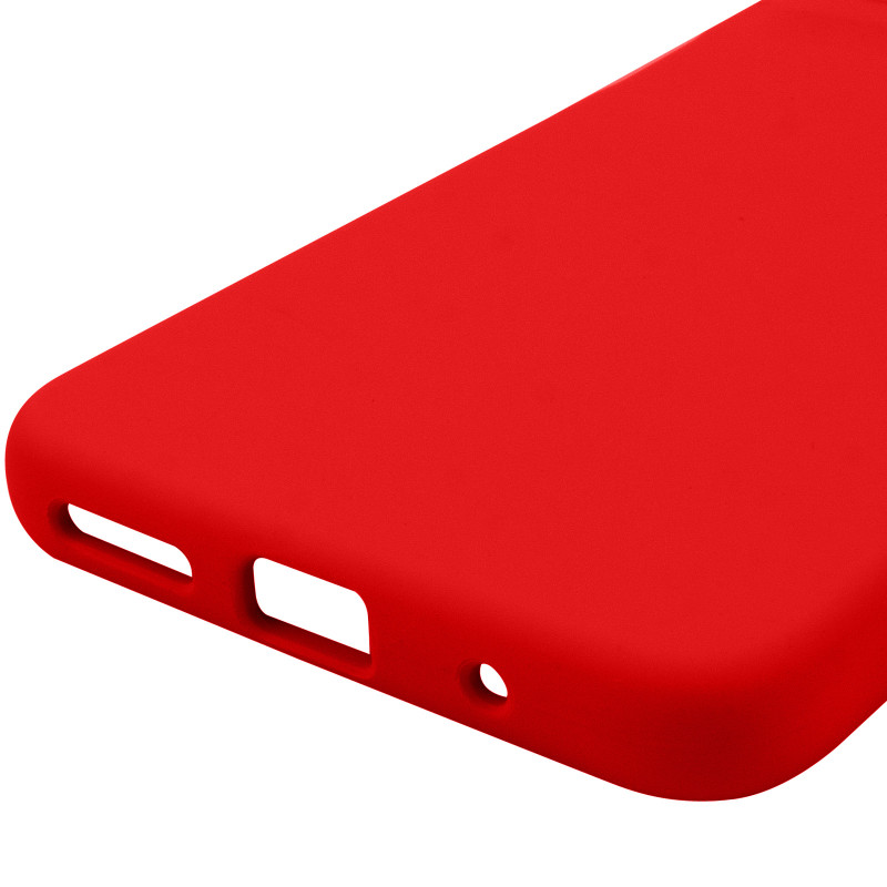 Купити Чохол Silicone Cover Lakshmi Full Camera (AAA) на Motorola Moto G15 4G (Червоний / Red) на vchehle.ua