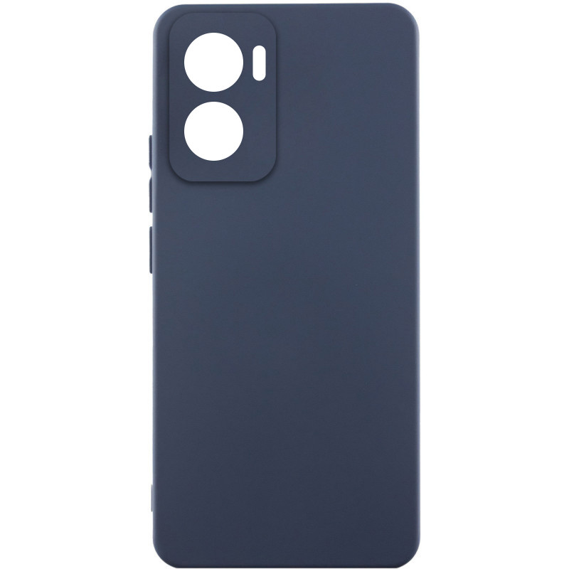 Чехол Silicone Cover Lakshmi Full Camera (AAA) для Motorola Moto G06 (Темно-синий / Midnight blue)
