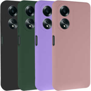 Чохол Silicone Cover Lakshmi Full Camera (AAA) на Oppo A58 4G