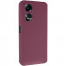 Чехол Silicone Cover Lakshmi Full Camera (AAA) для Oppo A58 4G (Бордовый / Plum)