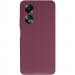Фото Чехол Silicone Cover Lakshmi Full Camera (AAA) для Oppo A58 4G (Бордовый / Plum) на vchehle.ua