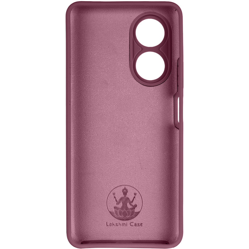 Фото Чехол Silicone Cover Lakshmi Full Camera (AAA) для Oppo A58 4G (Бордовый / Plum) в магазине vchehle.ua