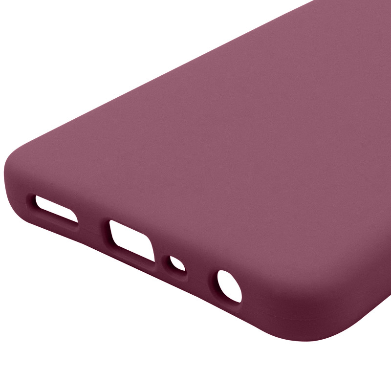 Купить Чехол Silicone Cover Lakshmi Full Camera (AAA) для Oppo A58 4G (Бордовый / Plum) на vchehle.ua