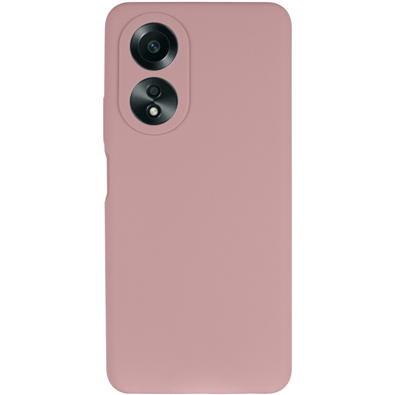 Фото Чехол Silicone Cover Lakshmi Full Camera (AAA) для Oppo A58 4G (Розовый / Pink Sand) на vchehle.ua