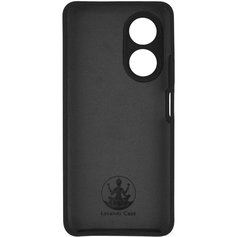Чехол Silicone Cover Lakshmi Full Camera (AAA) для Oppo A58 4G (Черный / Black) в магазине vchehle.ua