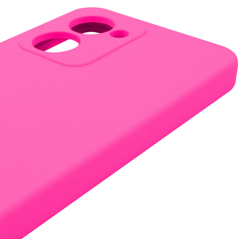 Чохол Silicone Cover Lakshmi Full Camera (AAA) на Realme C33 (Рожевий / Barbie pink) в магазині vchehle.ua