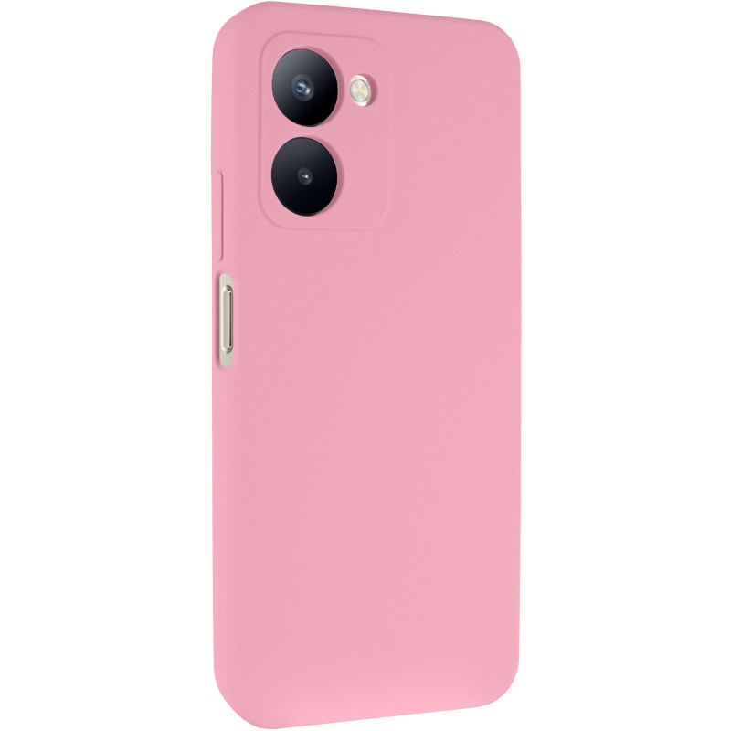 Чохол Silicone Cover Lakshmi Full Camera (AAA) на Realme C33 (Рожевий / Light pink)