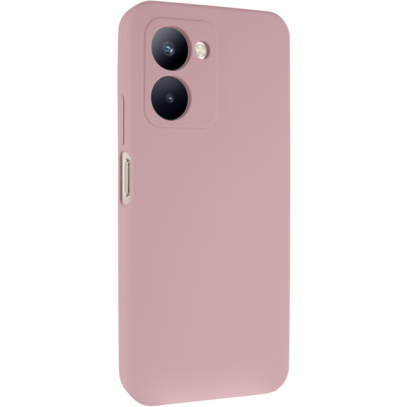 Чохол Silicone Cover Lakshmi Full Camera (AAA) на Realme C33 (Рожевий / Pink Sand)