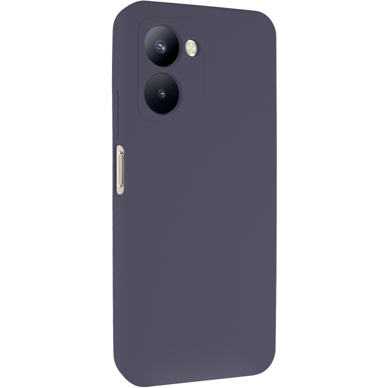 Чохол Silicone Cover Lakshmi Full Camera (AAA) на Realme C33 (Сірий / Dark Gray)