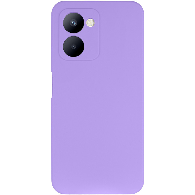 Фото Чохол Silicone Cover Lakshmi Full Camera (AAA) на Realme C33 (Бузковий / Dasheen) на vchehle.ua