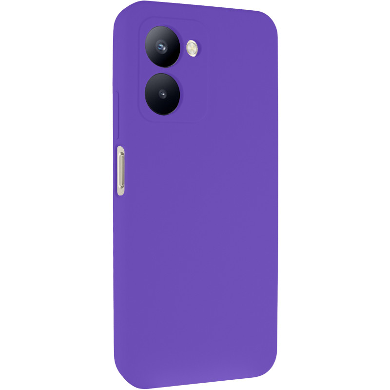 Чохол Silicone Cover Lakshmi Full Camera (AAA) на Realme C33 (Фіолетовий / Amethyst)