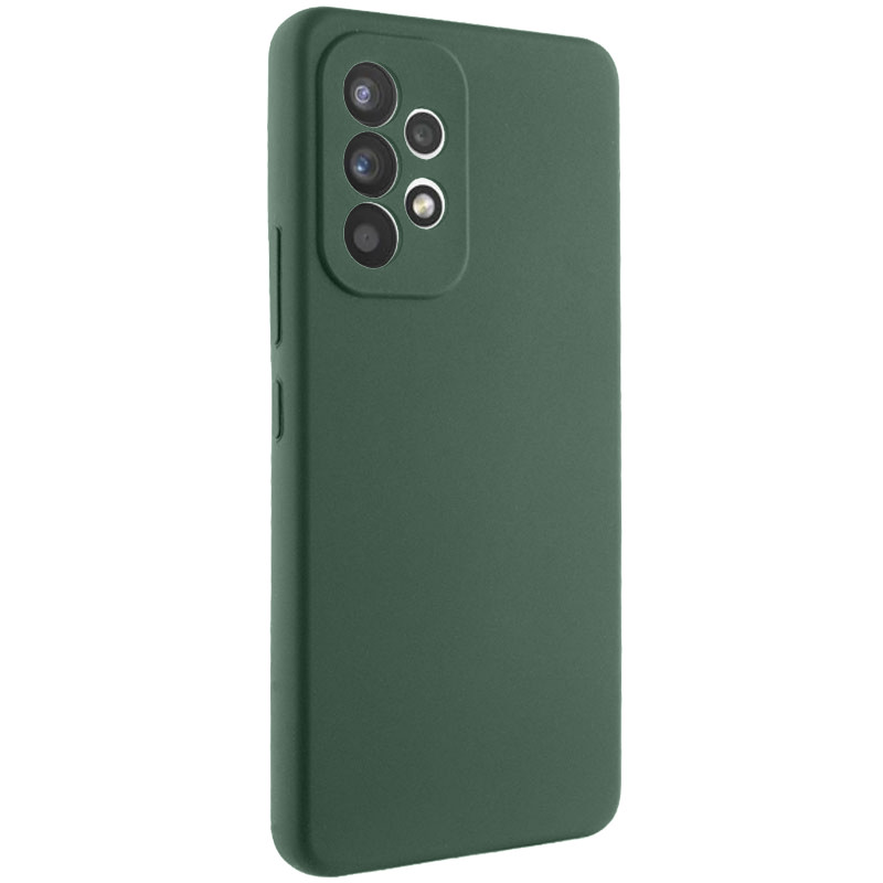 Чехол Silicone Cover Lakshmi Full Camera (AAA) для Samsung Galaxy A33 5G (Зеленый / Cyprus Green)
