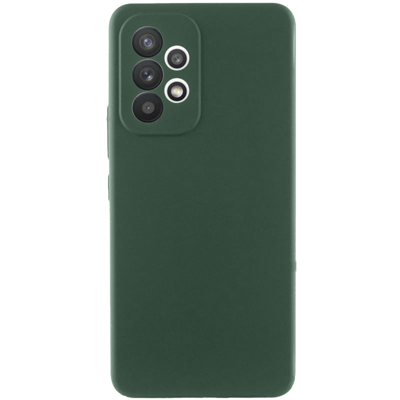 Фото Чехол Silicone Cover Lakshmi Full Camera (AAA) для Samsung Galaxy A33 5G (Зеленый / Cyprus Green) на vchehle.ua