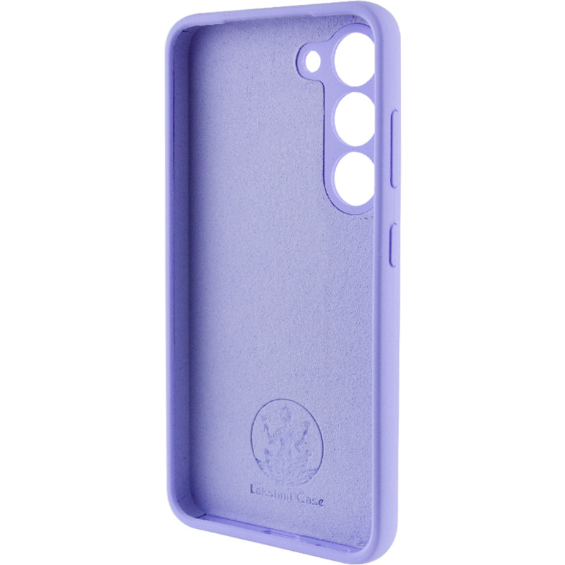 Чохол Silicone Cover Lakshmi Full Camera (AAA) на Samsung Galaxy S23 (Бузковий / Dasheen) в магазині vchehle.ua