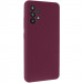 Чохол Silicone Cover Lakshmi Full Camera (AAA) на Samsung Galaxy A32 4G (Бордовий / Plum)